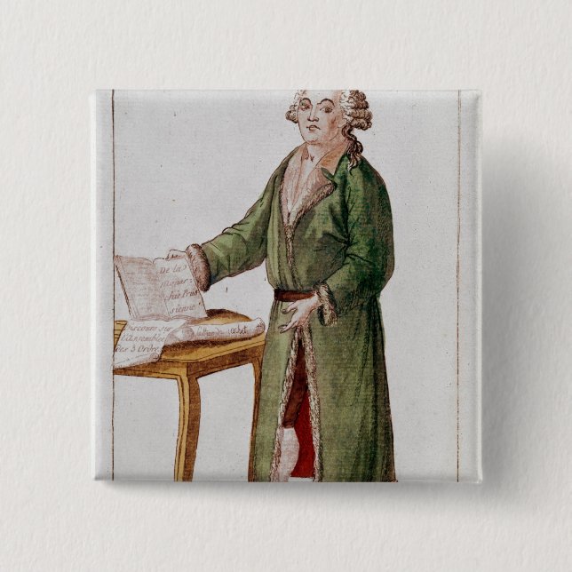 Honore Gabriel Riqueti Mirabeau Button (Front)