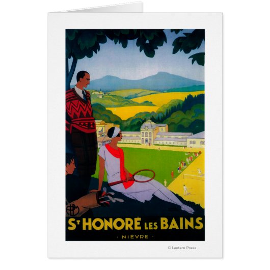 Honore Les Bains Vintage PosterEurope (Front)