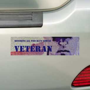 Honoring All Who Have Served Vet Bumper Sticker