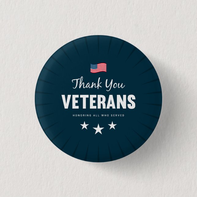 Honoring all who Served  Button (Front)