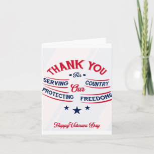 Honoring All Who Served Card