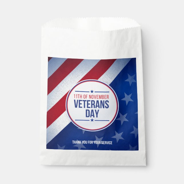 Honoring all who Served  Favor Bag (Front)