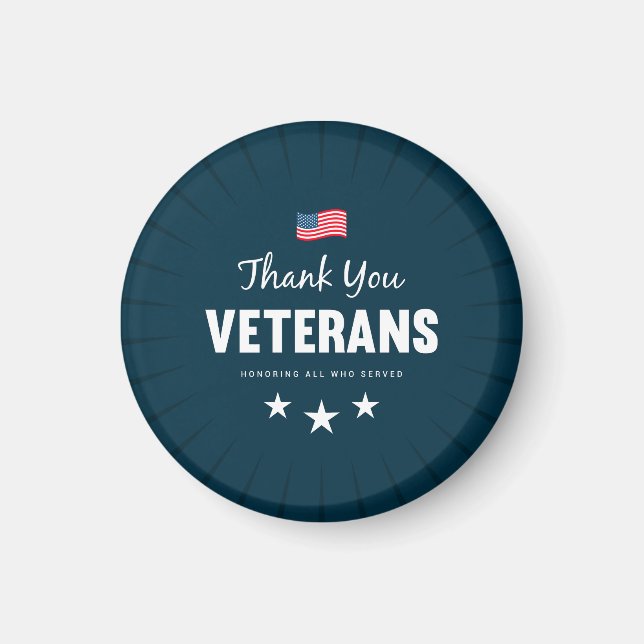 Honoring all who Served  Magnet (Front)