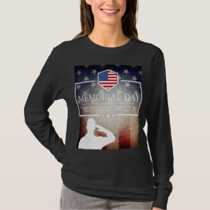 Honoring All Who Served Memorial Day Salute Americ T-Shirt