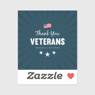 Honoring all who Served Sticker