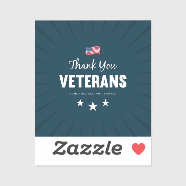 Honoring all who Served  Sticker (Sheet)
