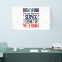 Honoring All Who Served Thank You Veterans Day