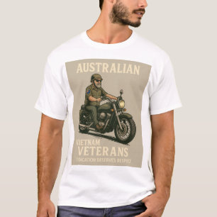 Honoring Australian Vietnam Veterans – Motorcycle T-Shirt
