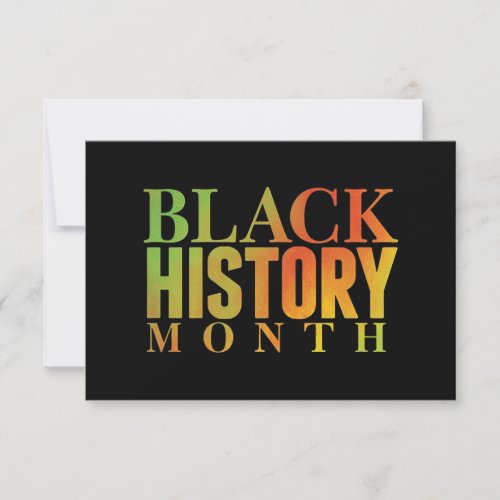 Honoring Decades BHM Party Invitation