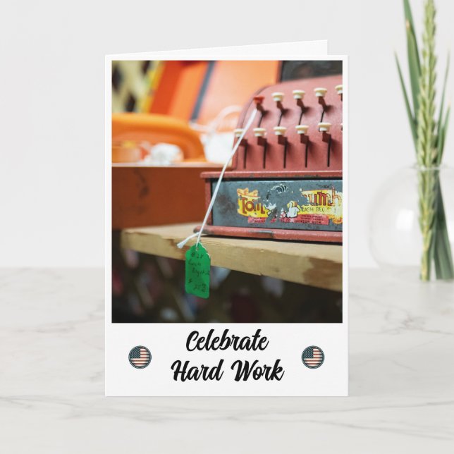 Honoring Every Hand That Builds Thank You Card (Front)