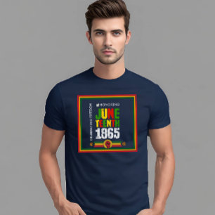 Honoring Juneteenth 1865-Celebrating Freedom T-Shirt
