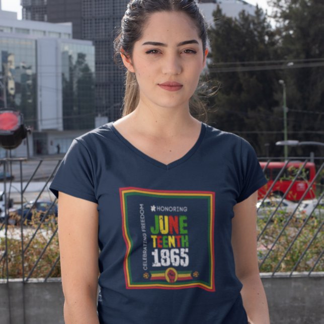 Honoring Juneteenth 1865-Celebrating Freedom T-Shirt (Creator Uploaded)