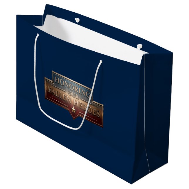 Honoring Our Fallen Heroes / Gift Bag (Front Angled)