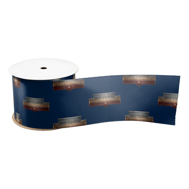 Honoring Our Fallen Heroes / Gift Ribbon (Spool)