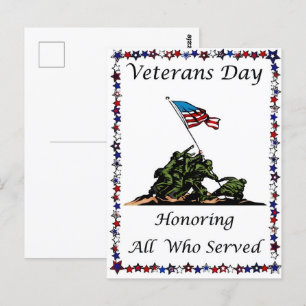 Honoring Our Heroes This Veterans Day 2025 Postcard