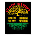 Honoring Past Inspiring Black History Month Poster Honoring Past Inspiring Black History Month Poster