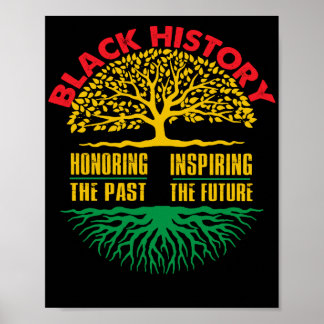 Honoring Past Inspiring Black History Month Poster