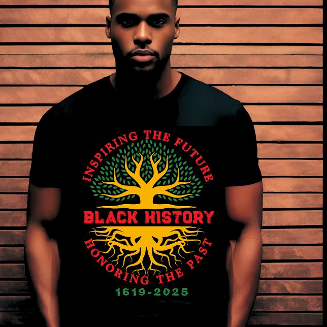 Honoring Past Inspiring Black History Month  T-Shirt (Creator Uploaded)