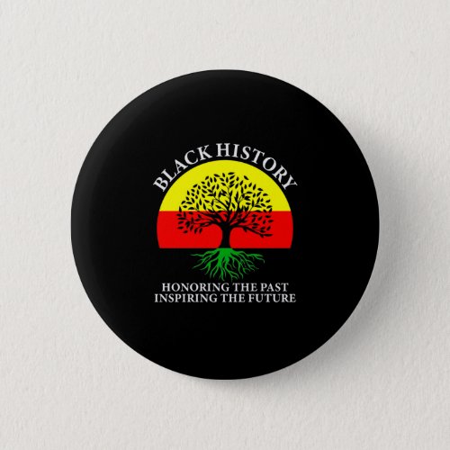 Honoring Past Inspiring Future Black History Month Button