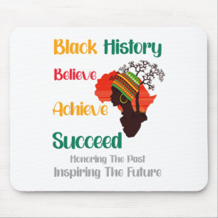 Honoring Past Inspiring Future Black History Month Mouse Pad