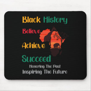 Honoring Past Inspiring Future Black History Month Mouse Pad