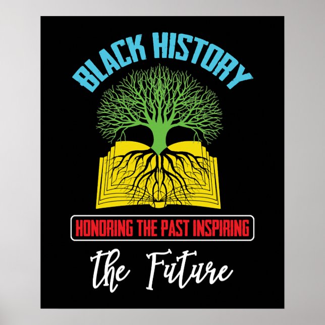 Honoring Past Inspiring Future Black History Month Poster (Front)