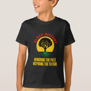 Honoring Past Inspiring Future Black History Month T-Shirt