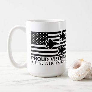 Honoring Service: US Air Force Veteran Coffee Mug