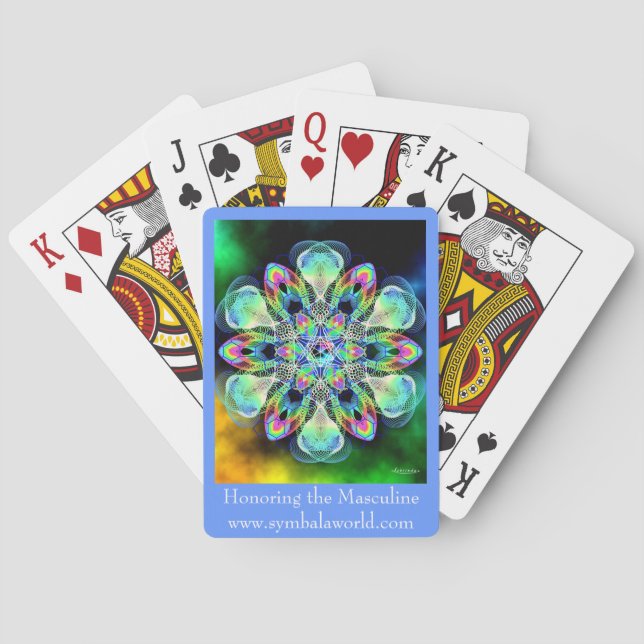 Honoring the Masculine Poker Cards (Back)