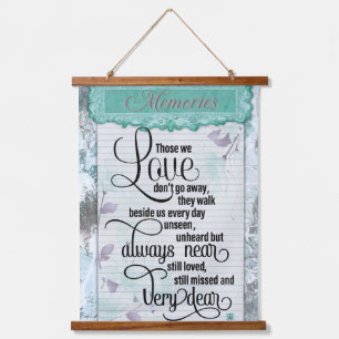 Honoring the Memories of Loved Ones Hanging Tapestry