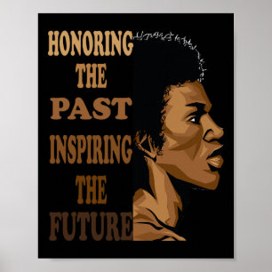 Honoring The Past Black History Month Love Africa Poster