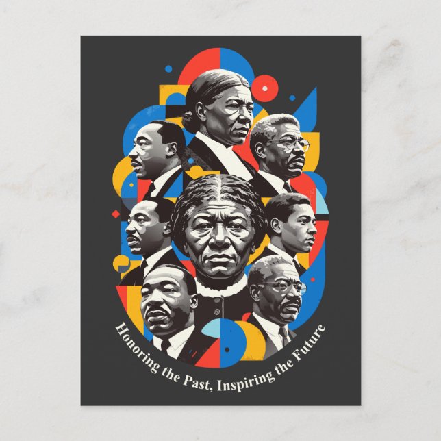 Honoring The Past, Inspiring The future Postcard (Front)