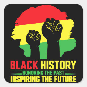 Honoring The Past Inspiring The Future Square Sticker