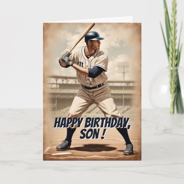 Honoring Tradition Birthday Card for Son (Front)