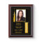 Honors Graduation Gold Photo Award Plaque