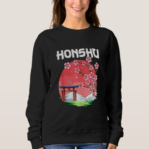 Honshu  Kyokujitsuki Sakura Japan Sweatshirt