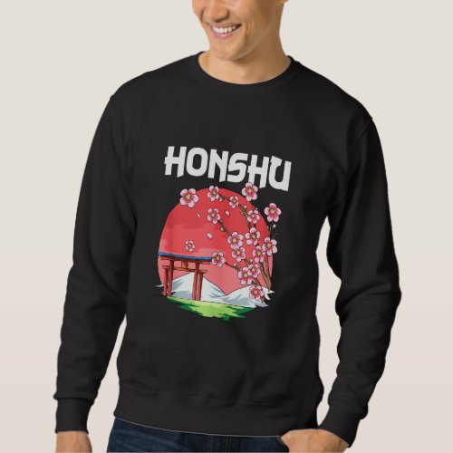 Honshu  Kyokujitsuki Sakura Japan Sweatshirt