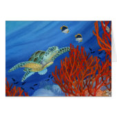 Honu and Black Coral (Front Horizontal)