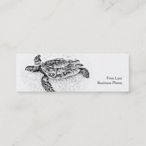 Honu _ Hawaiian Sea Turtle Mini Business Card