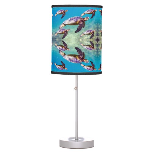 Honu Hawaiian sea turtle Table Lamp