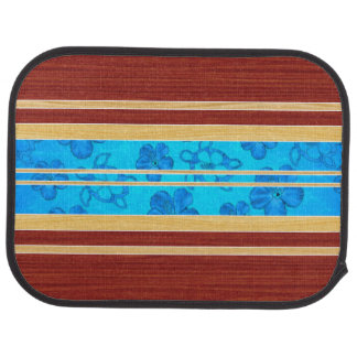 Honu Hawiian Faux Wood Surfboard Car Floor Mat