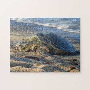 Honu on the warm Sand Jigsaw Puzzle