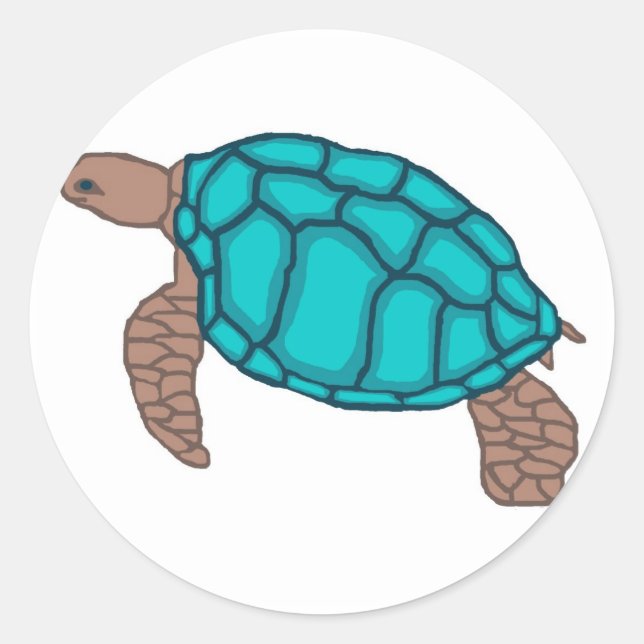 Honu Pride sea turtle stickers (Front)