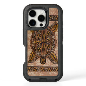 Honu Primitive Hawaiian Tattoo Tapa iPhone 16 Pro Case