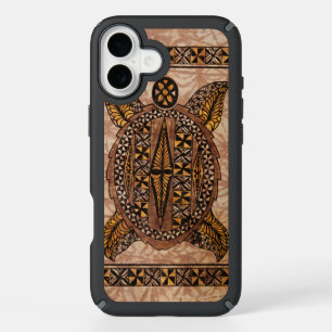 Honu Primitive Hawaiian Tattoo Tapa iPhone 16 Plus Case
