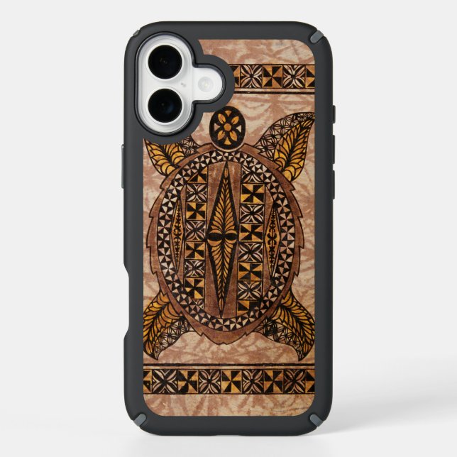 Honu Primitive Hawaiian Tattoo Tapa Speck iPhone Case (Front)
