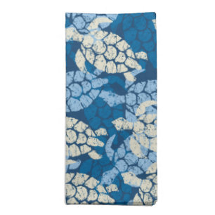 Honu Sea Turtle Hawaiian Aloha -Indigo Napkin