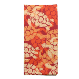 Honu Sea Turtle Hawaiian Aloha -Orange Napkin