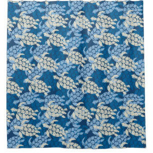 Honu Sea Turtle Hawaiian Aloha Shower Curtain