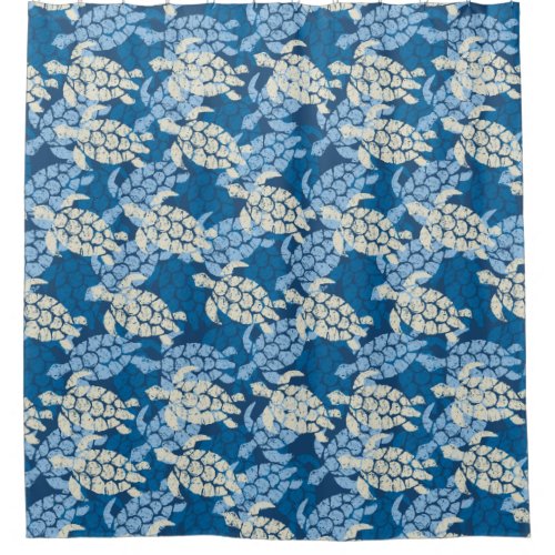 Honu Sea Turtle Hawaiian Aloha Shower Curtain